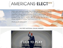 Tablet Screenshot of americanselect.org